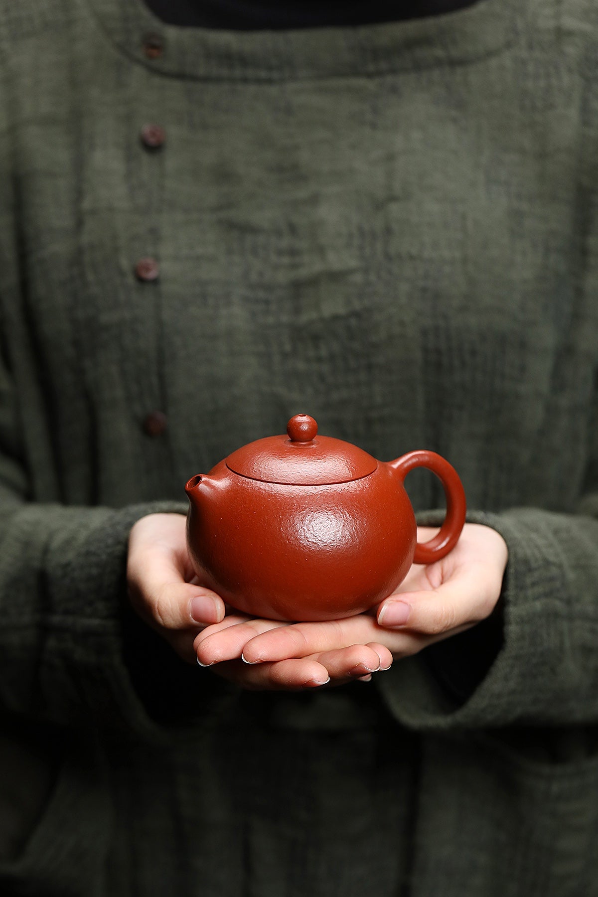 Xi Shi Yixing Zisha Teapot | Coarse-Sand Zhuni Clay | Yang Jian | 130cc