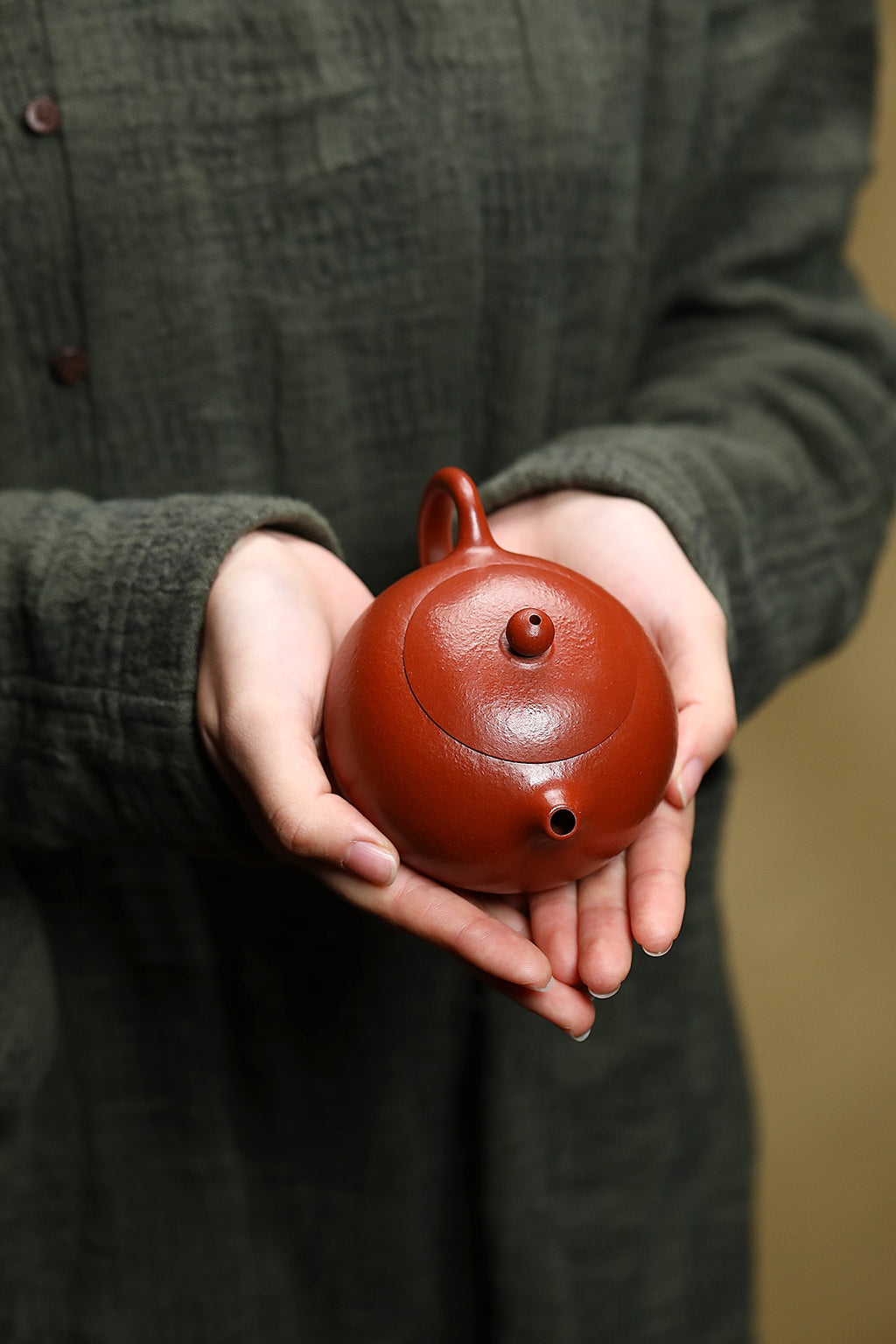 Xi Shi Yixing Zisha Teapot | Coarse-Sand Zhuni Clay | Yang Jian | 130cc