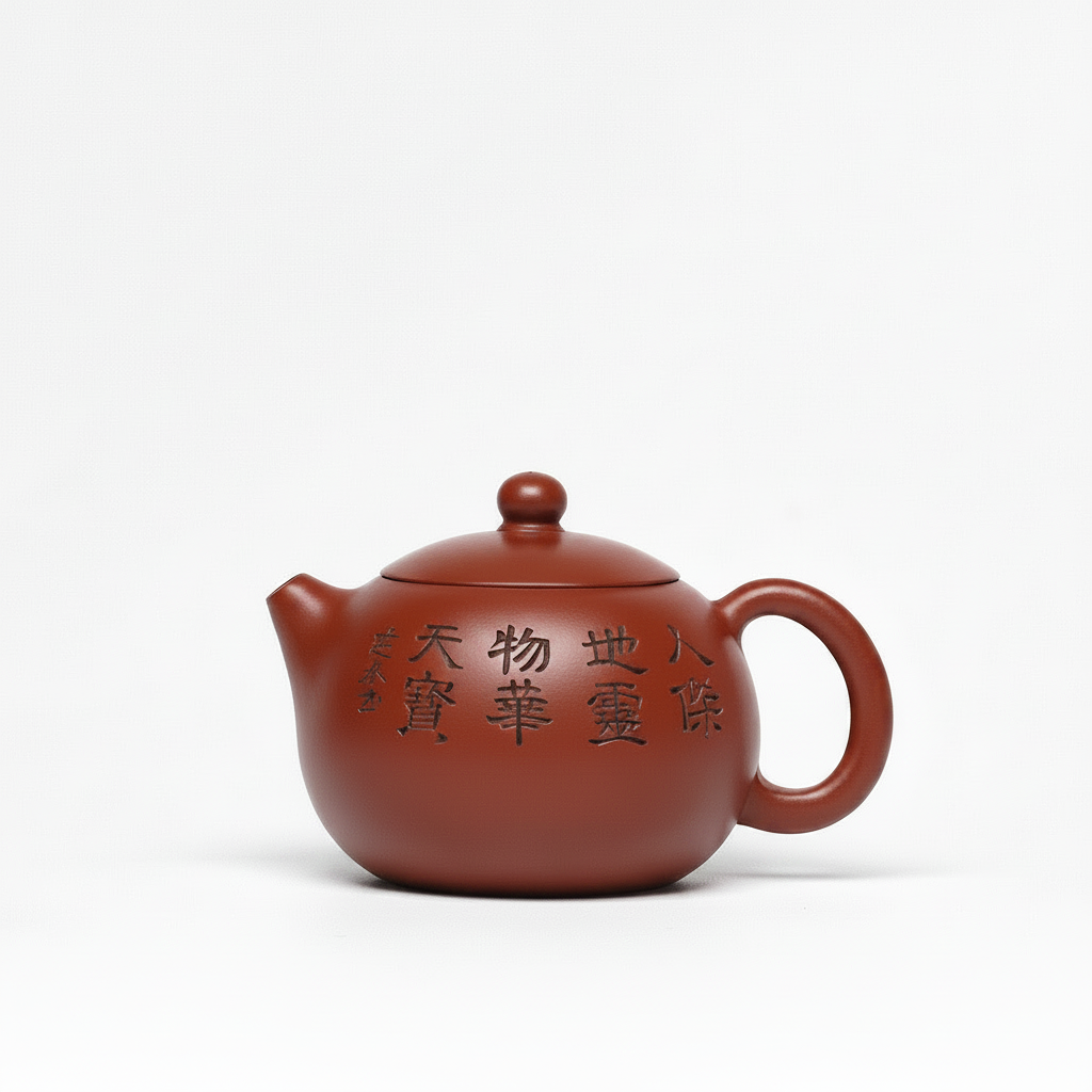 Xi Shi Teapot White Background Larger